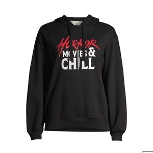 Hybrid Horror Movies and Chill Graphic Hoodie new!